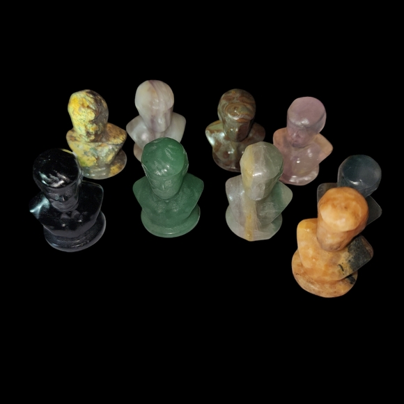 Donald Trump natural gemstone carvings. 2 FOR 15. PICKED RANDOMLY - Picture 8 of 10